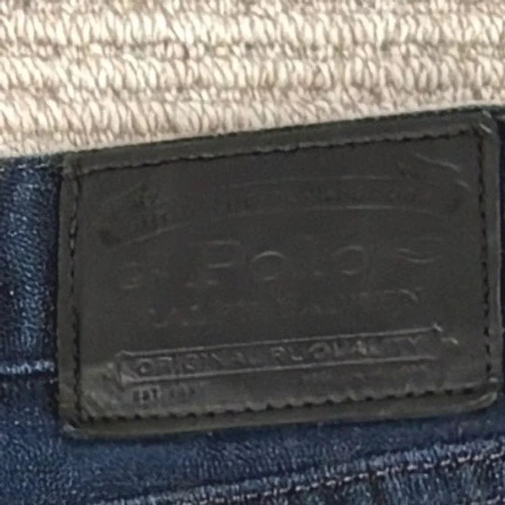 Polo Ralph Lauren Varick Slim Straight Jeans Men 40x32 Blue Denim Preppy Classic